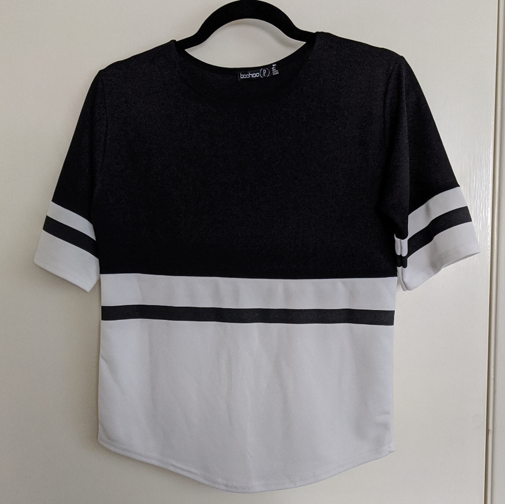 NEW Black and White Tee